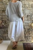 Conrad Grunge Loose Cotton Knit Pearl